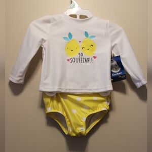 Two Piece Sun Protection Swimsuit